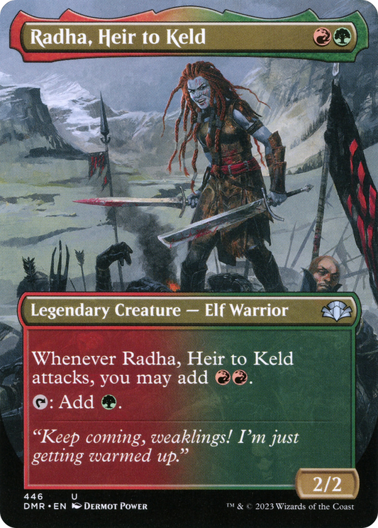 Radha, Heir to Keld (DMR-446) (Borderless) (Foil)