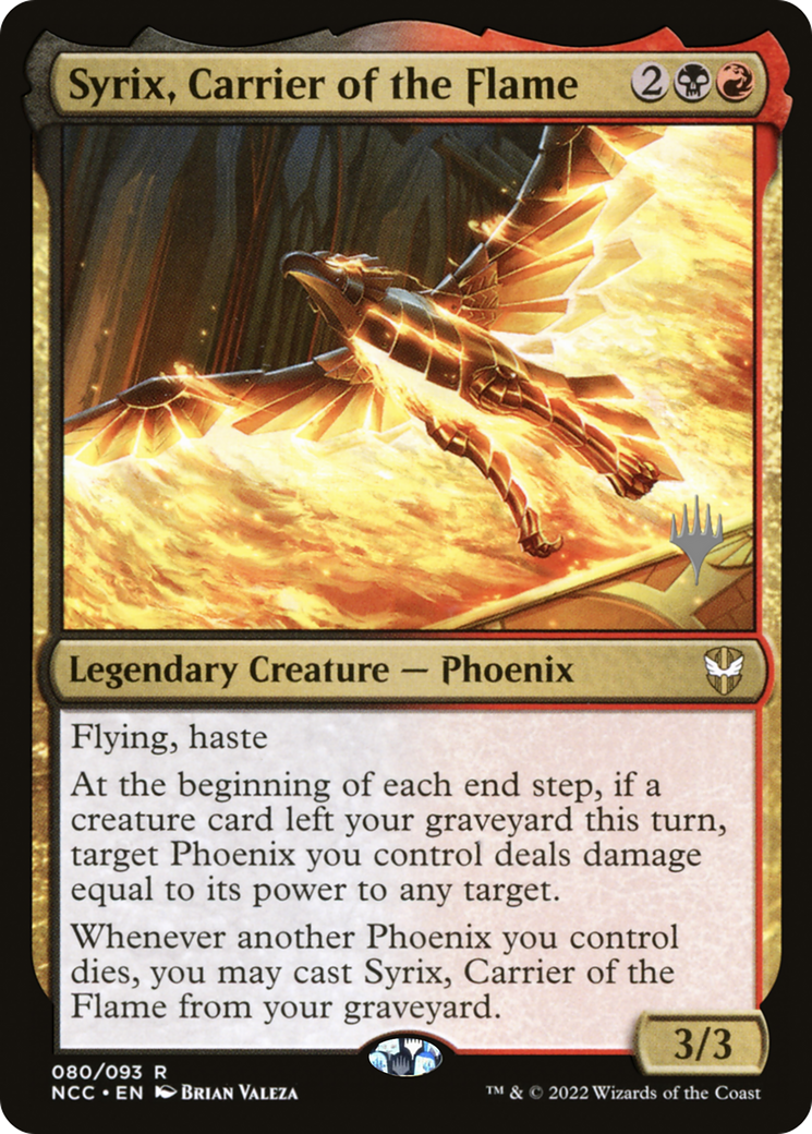 Syrix, Carrier of the Flame (PPSNC-80P) (Foil)