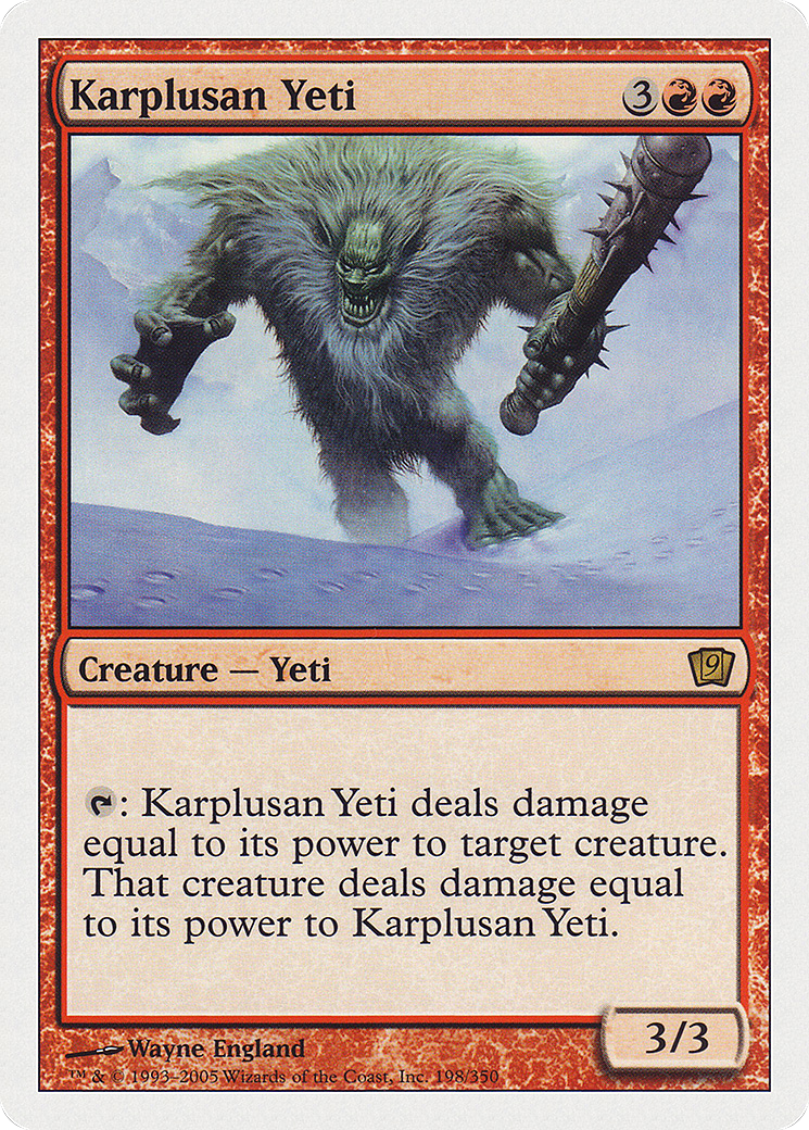 Karplusan Yeti (9ED-198)