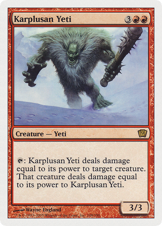 Karplusan Yeti (9ED-198)