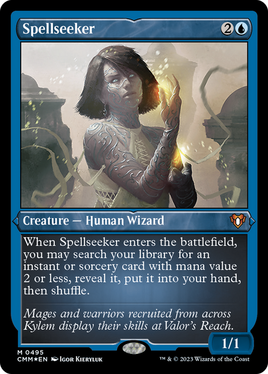 Spellseeker (CMM-495) (Etched Foil)