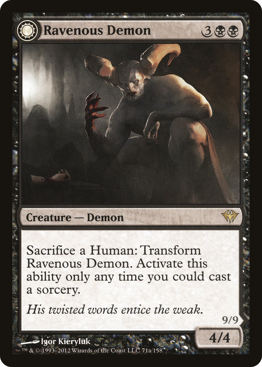 Ravenous Demon // Archdemon of Greed (DKA-071) (Foil)