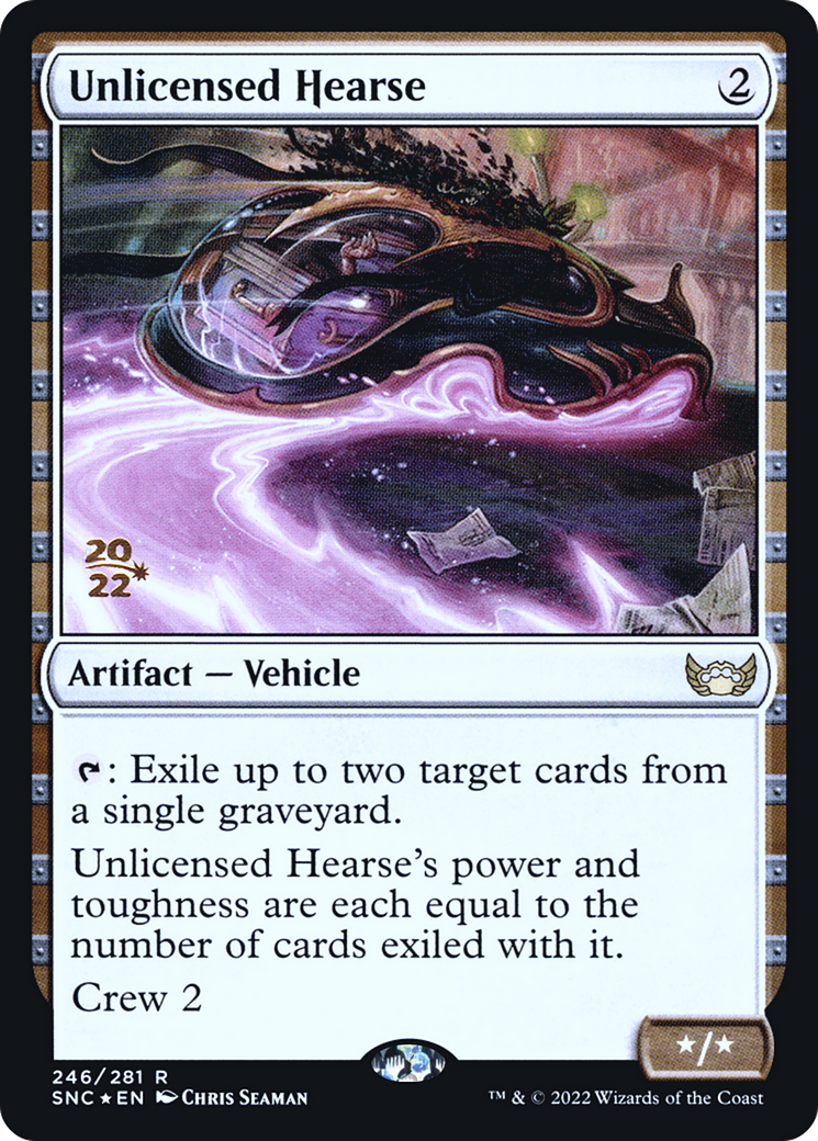 Unlicensed Hearse (PRE-246S) (Foil)