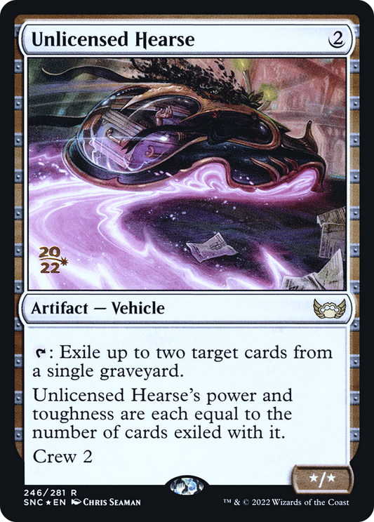 Unlicensed Hearse (PRE-246S) (Foil)