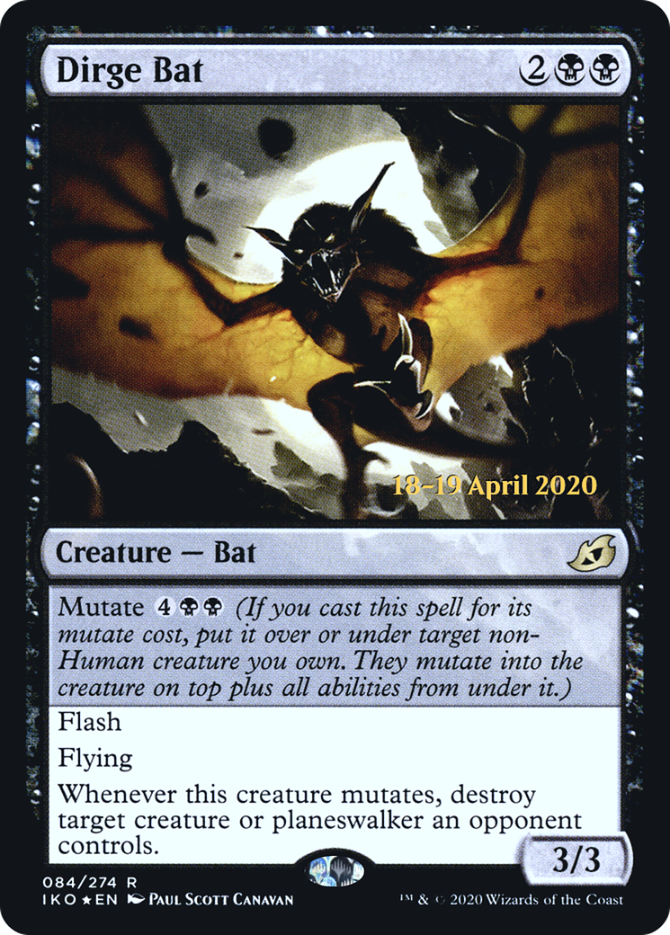 Dirge Bat (PRE-84S) (Foil)