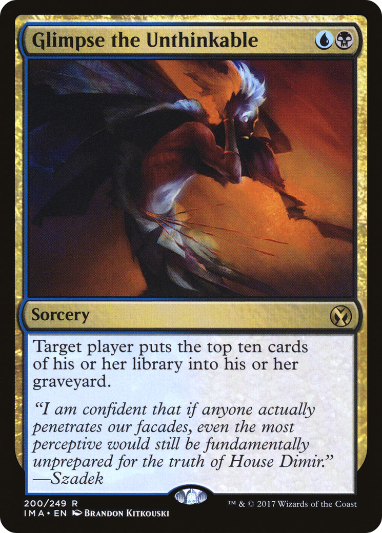Glimpse the Unthinkable (IMA-200) (Foil)