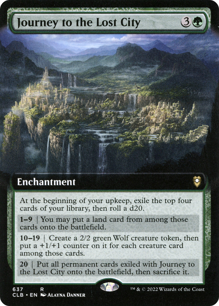 Journey to the Lost City (CLB-637) (Extended Art)