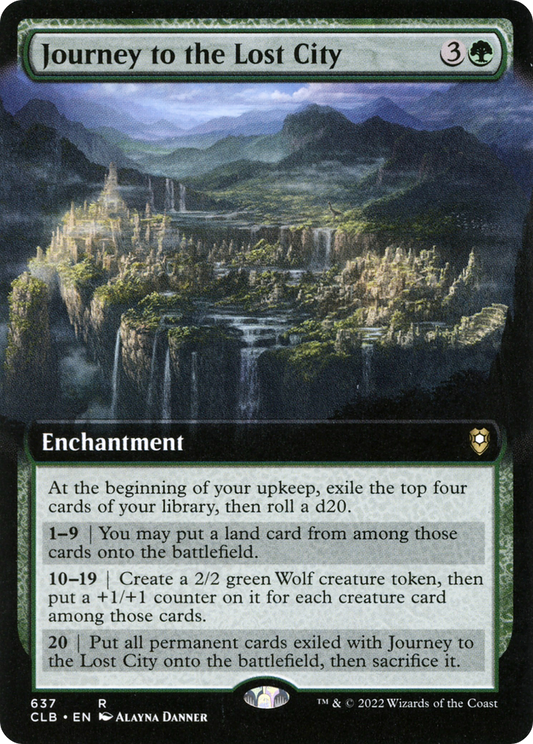 Journey to the Lost City (CLB-637) (Extended Art)