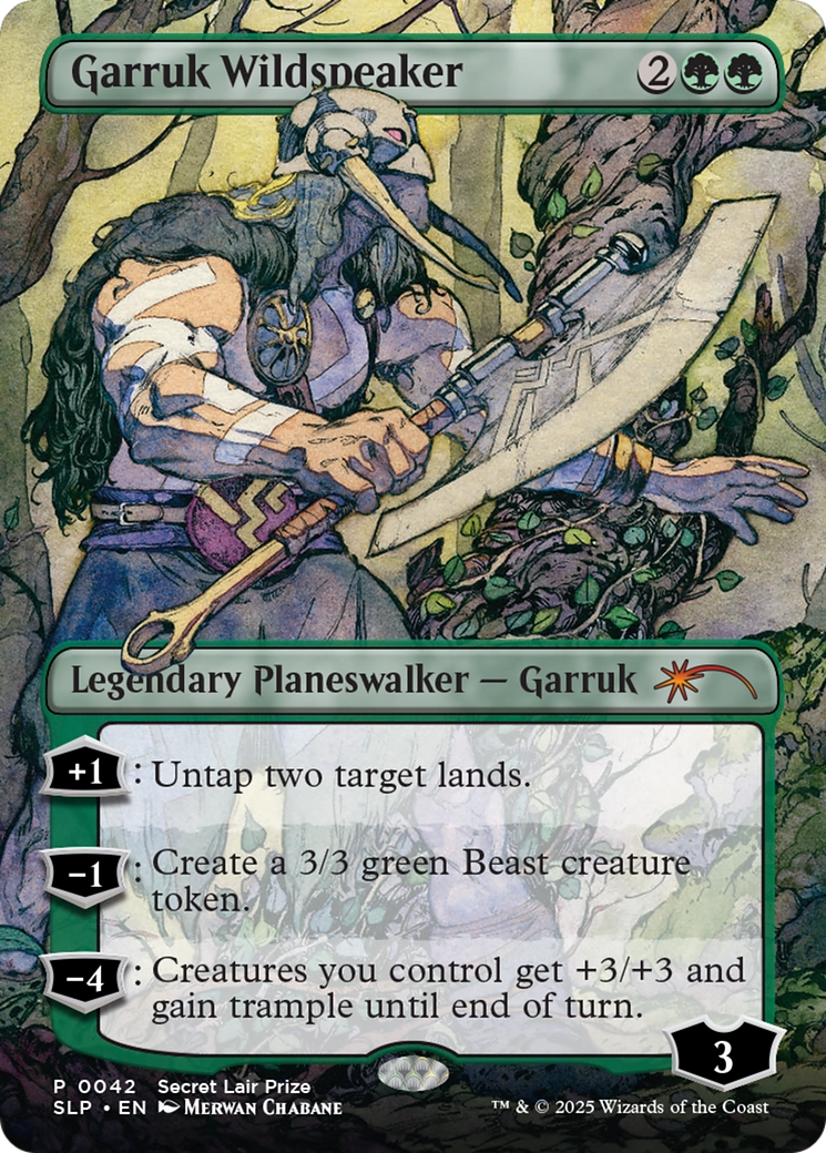Garruk Wildspeaker (SLP-042) (Borderless) (Foil)
