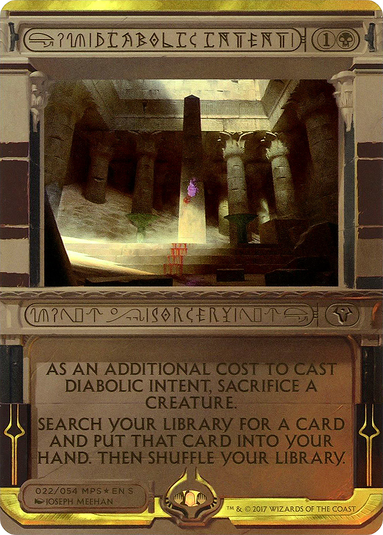 Diabolic Intent (MPS2-022) (Borderless) (Foil)