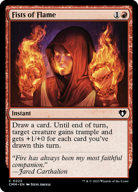 Fists of Flame (CMM-223) (Foil)