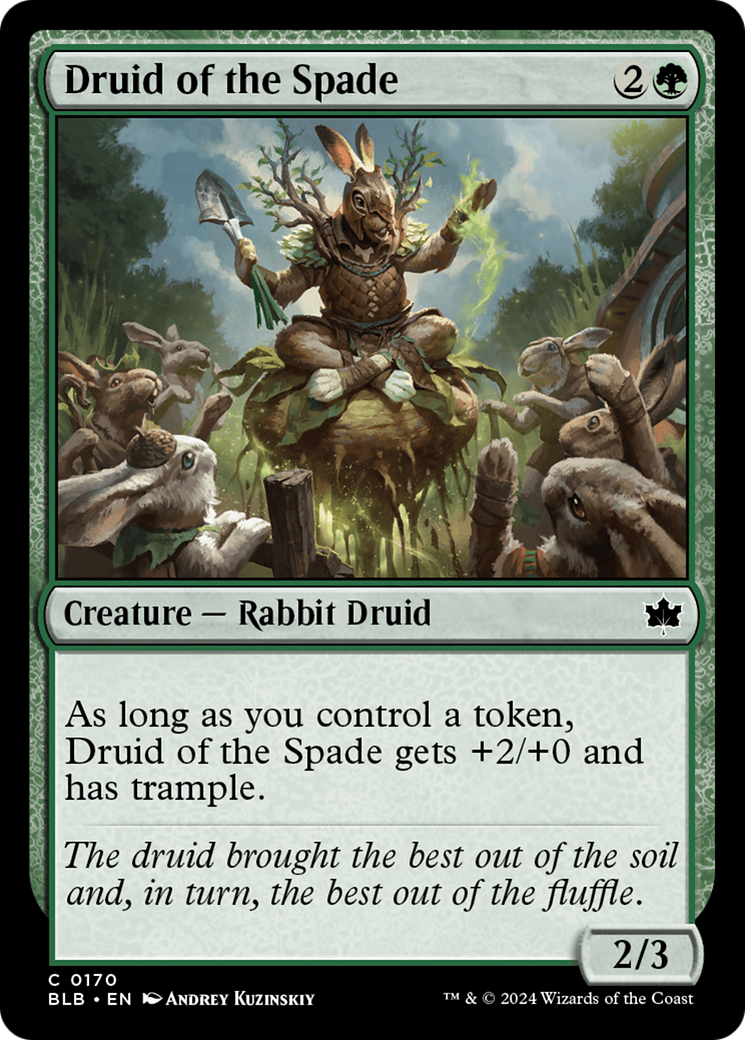 Druid of the Spade (BLB-170) (Foil)