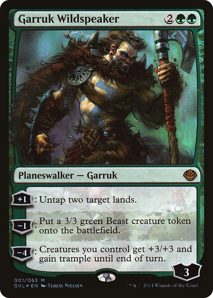 Garruk Wildspeaker (DD3-001) (Foil)