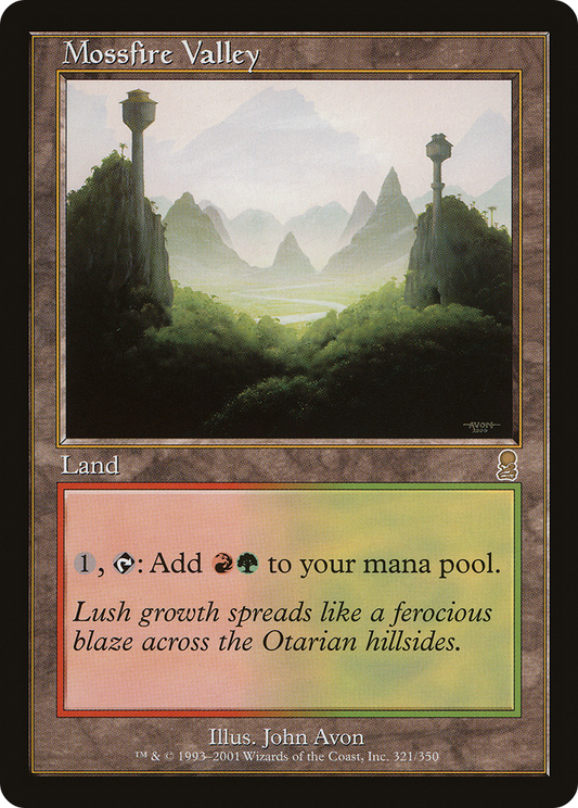 Mossfire Valley (ODY-321) (Foil)