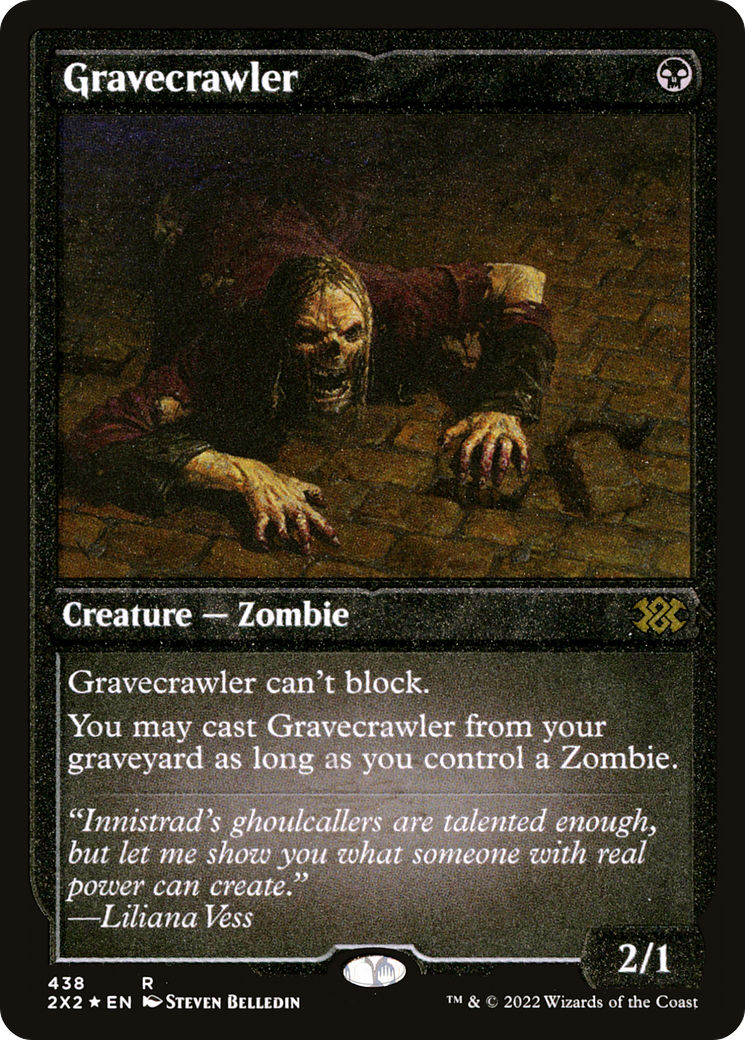 Gravecrawler (2X2-438) (Etched Foil)