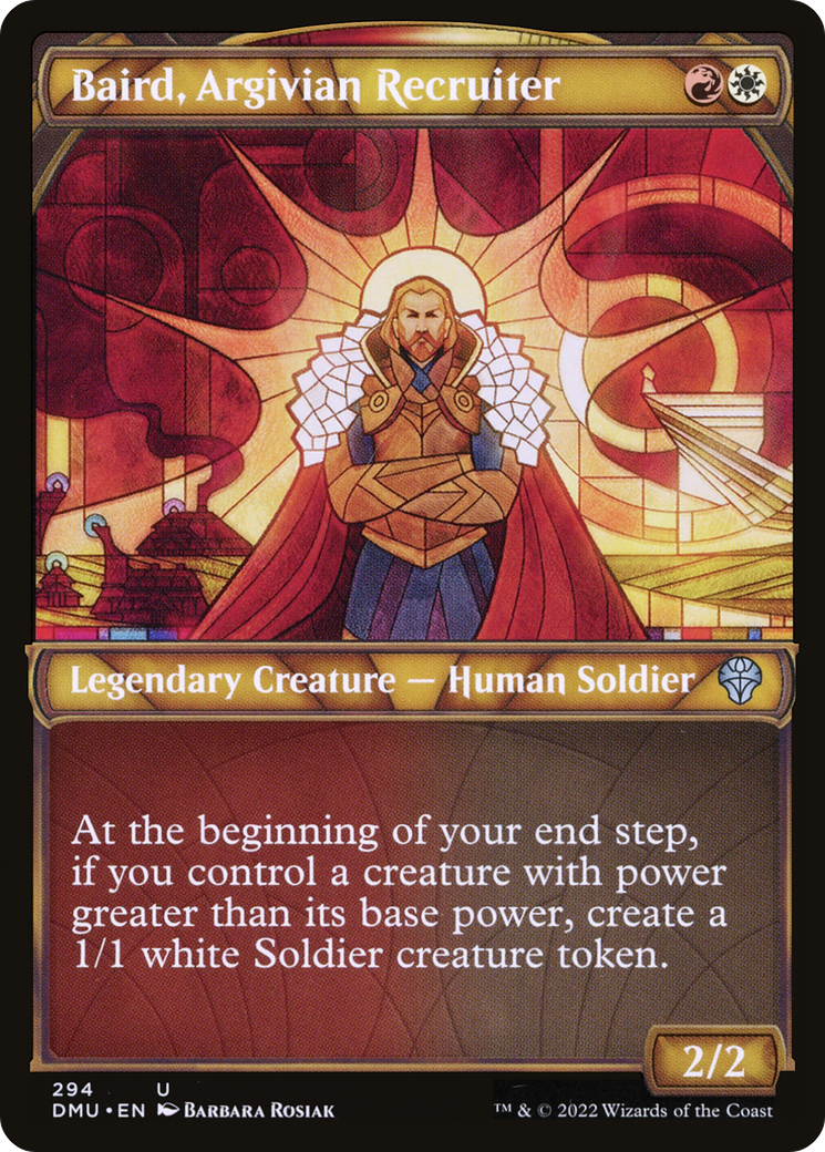 Baird, Argivian Recruiter (DMU-294) (Showcase) (Foil)