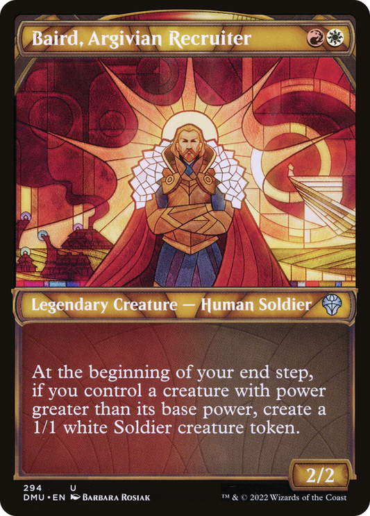 Baird, Argivian Recruiter (DMU-294) (Showcase) (Foil)