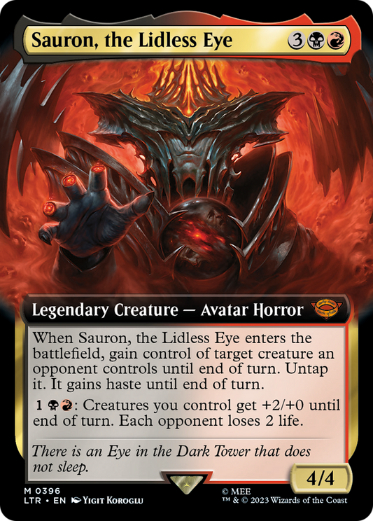 Sauron, the Lidless Eye (LTR-396) (Extended Art)