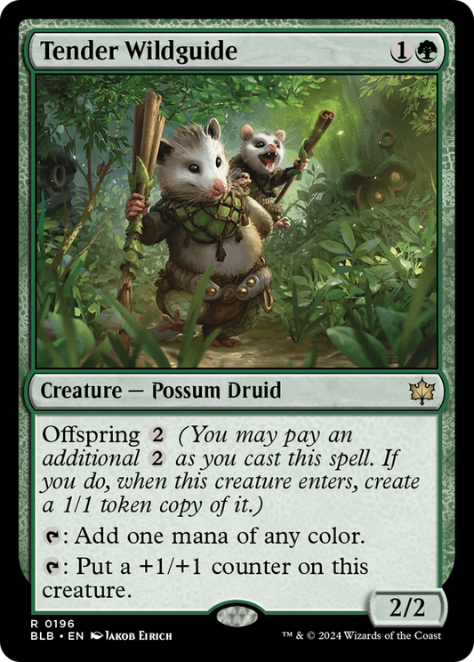 Tender Wildguide (BLB-196) (Foil)