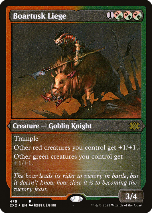 Boartusk Liege (2X2-479) (Etched Foil)