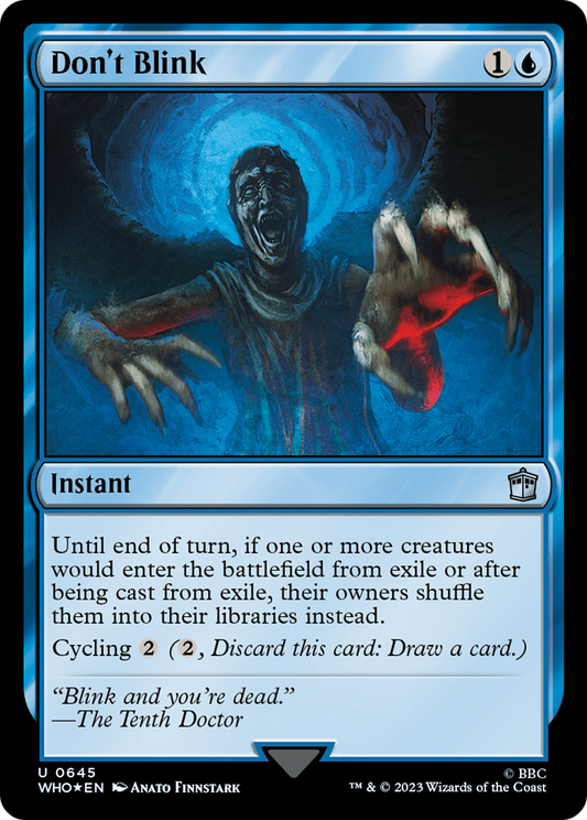 Don't Blink (WHO-645) (Surge Foil)