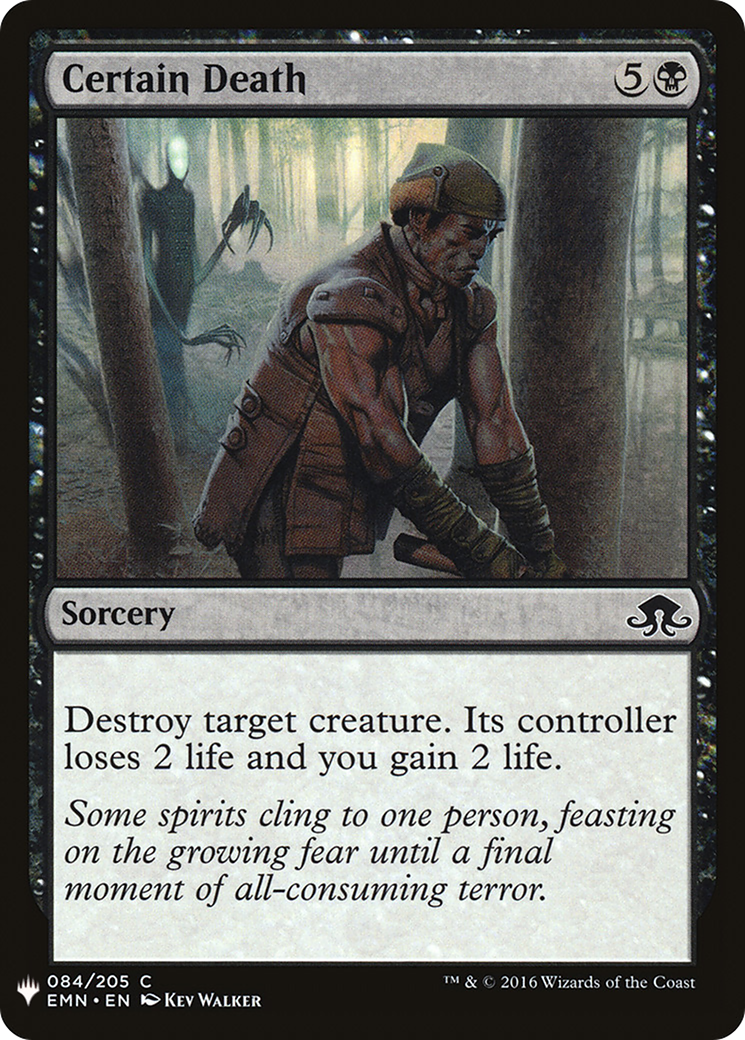 Certain Death (LIST-EMN-84)