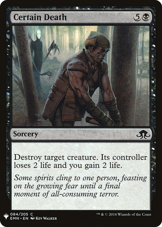 Certain Death (LIST-EMN-84)