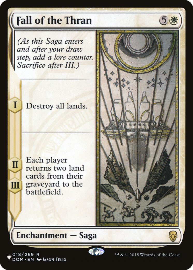 Fall of the Thran (LIST-DOM-18)