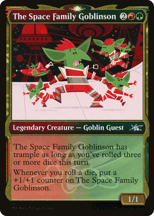 The Space Family Goblinson (UNF-521) (Showcase) (Galaxy Foil)