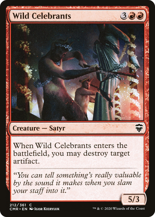 Wild Celebrants (CMR-212) (Foil)