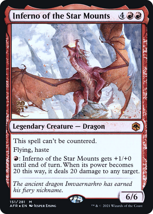 Inferno of the Star Mounts (PRE-151S) (Foil)