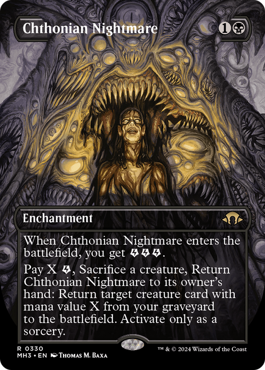 Chthonian Nightmare (MH3-330) (Borderless) (Foil)