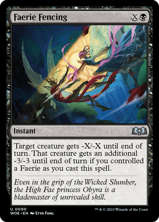 Faerie Fencing (WOE-090) (Foil)