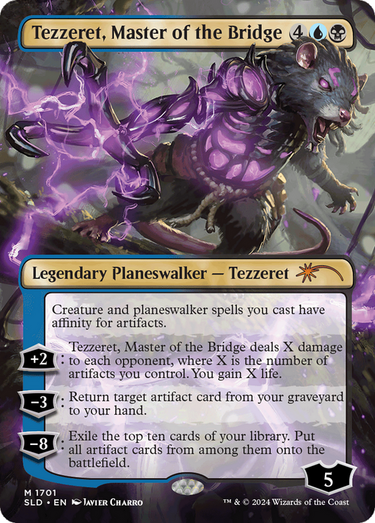 Tezzeret, Master of the Bridge (SLD-1701) (Borderless)