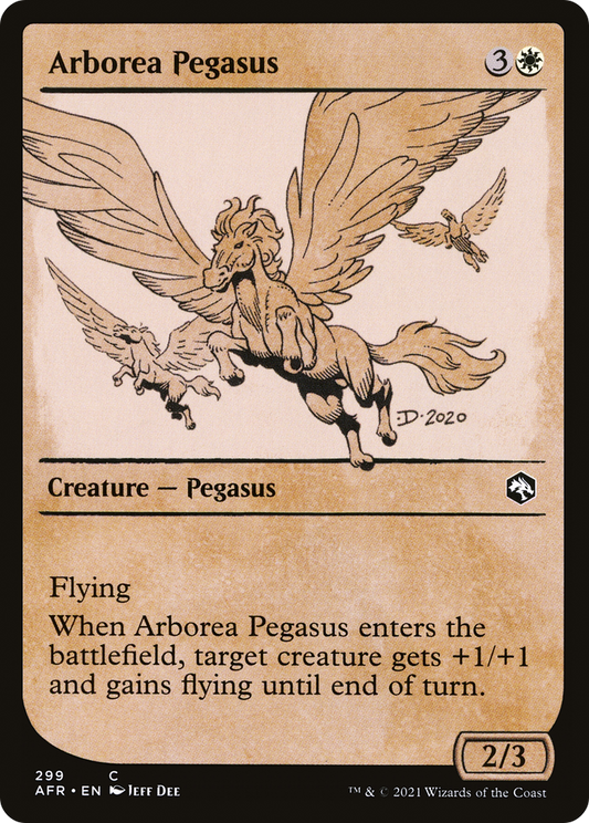 Arborea Pegasus (AFR-299) (Showcase) (Foil)