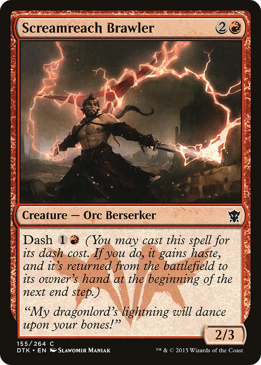 Screamreach Brawler (DTK-155) (Foil)