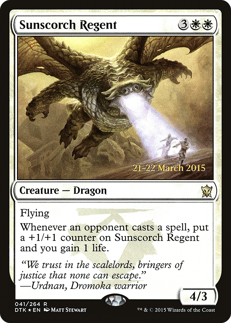 Sunscorch Regent (PRE-41S) (Foil)