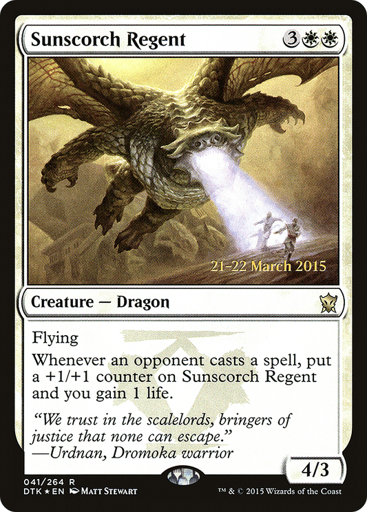 Sunscorch Regent (PRE-41S) (Foil)