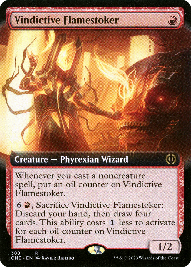 Vindictive Flamestoker (ONE-388) (Extended Art)