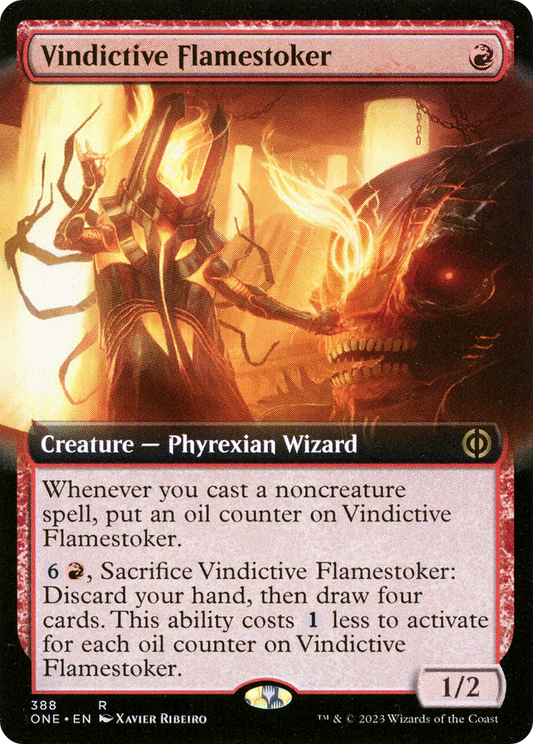 Vindictive Flamestoker (ONE-388) (Extended Art)