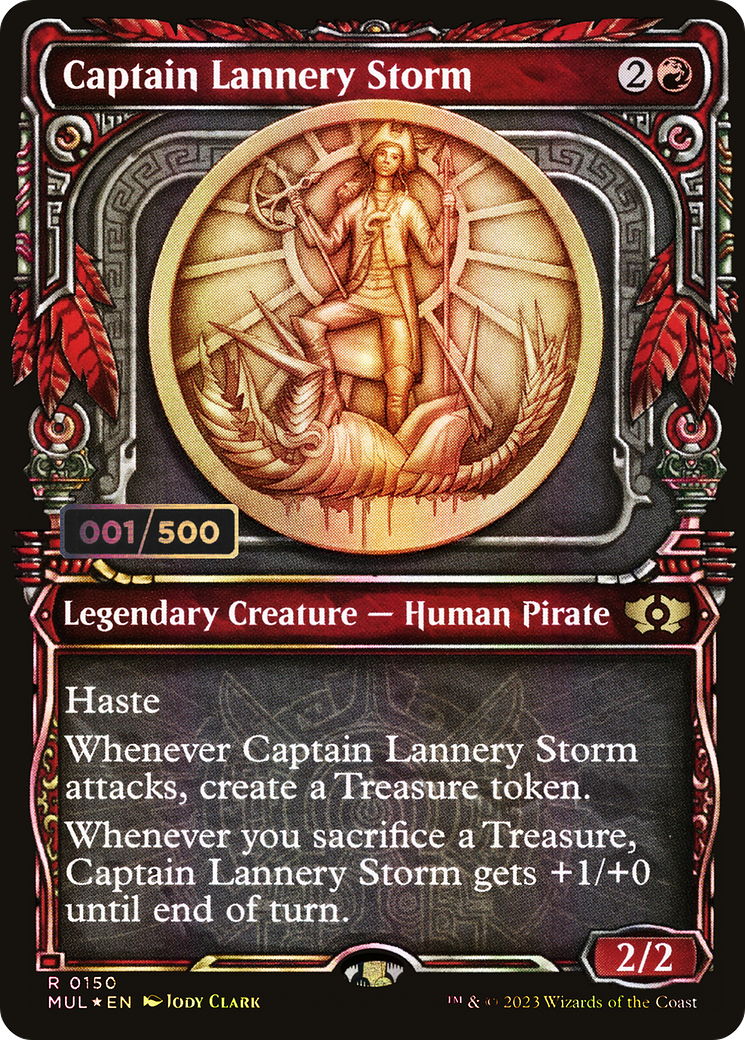 Captain Lannery Storm (MUL-150Z) (Showcase) (Foil) (Serialized)