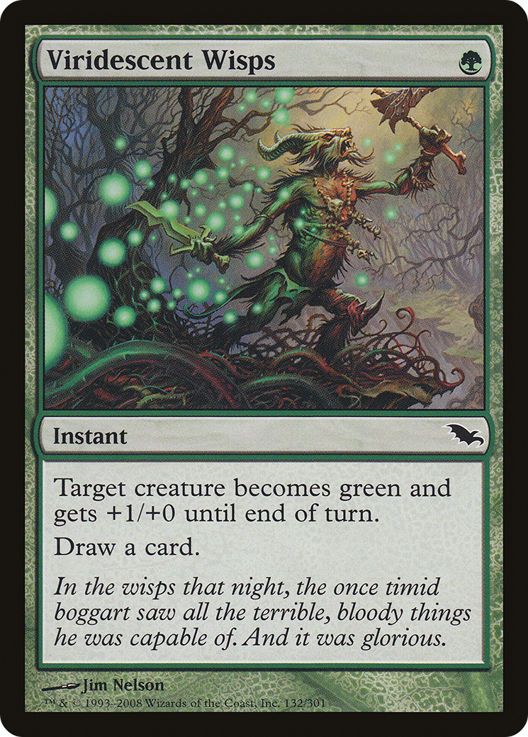 Viridescent Wisps (SHM-132) (Foil)