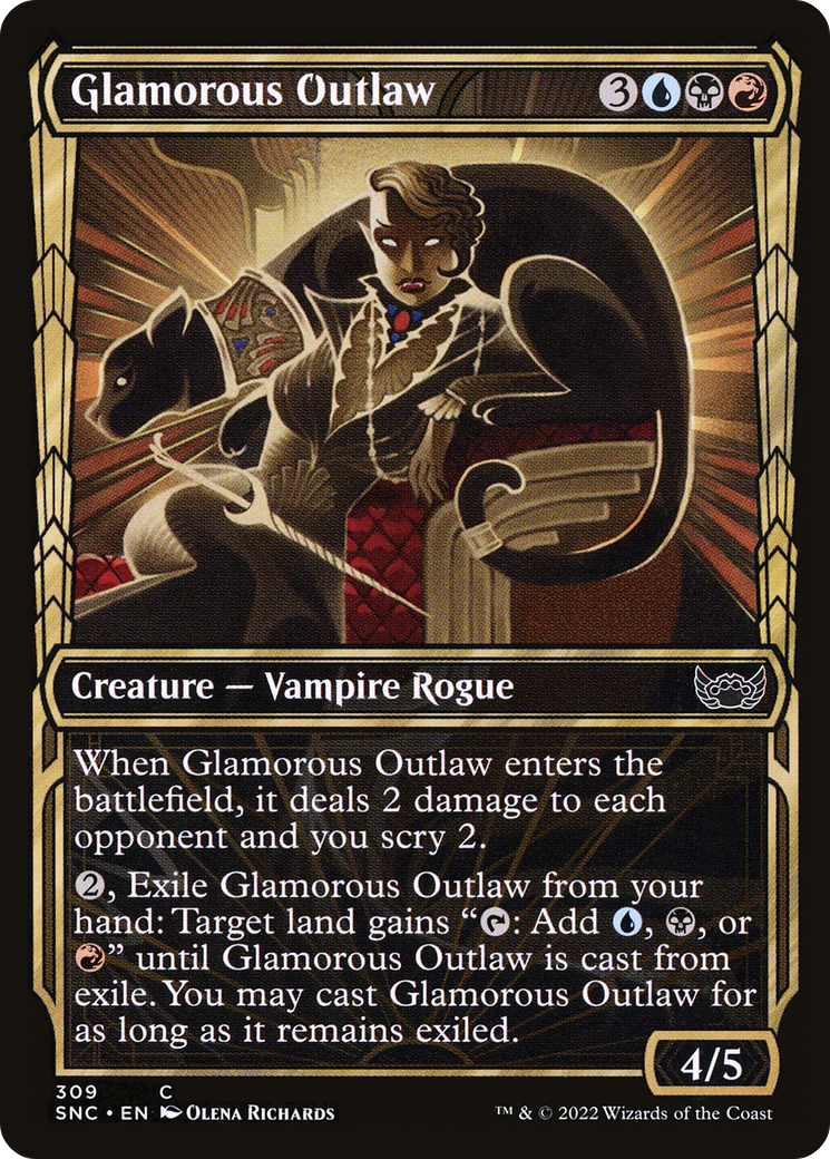 Glamorous Outlaw (SNC-309) (Showcase) (Foil)