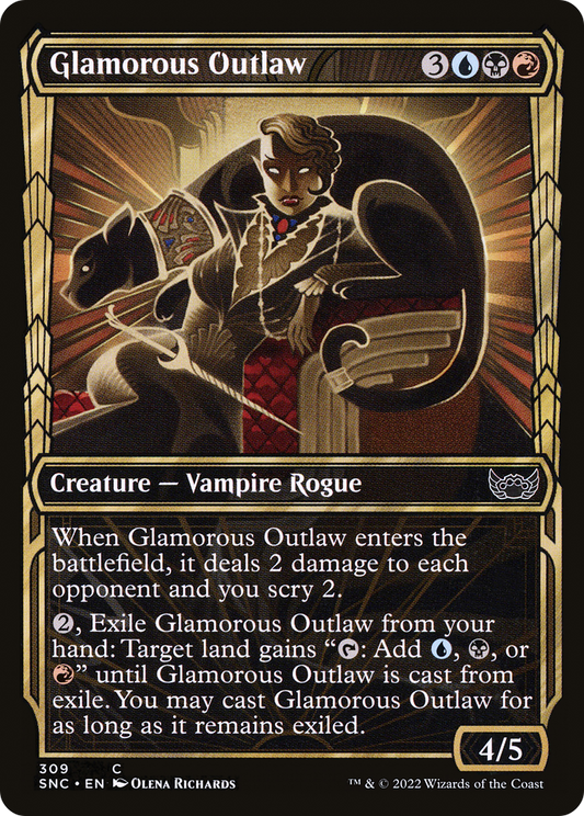 Glamorous Outlaw (SNC-309) (Showcase) (Foil)