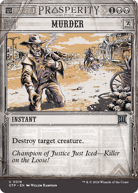 Murder (OTP-016) (Showcase) (Borderless) (Foil)