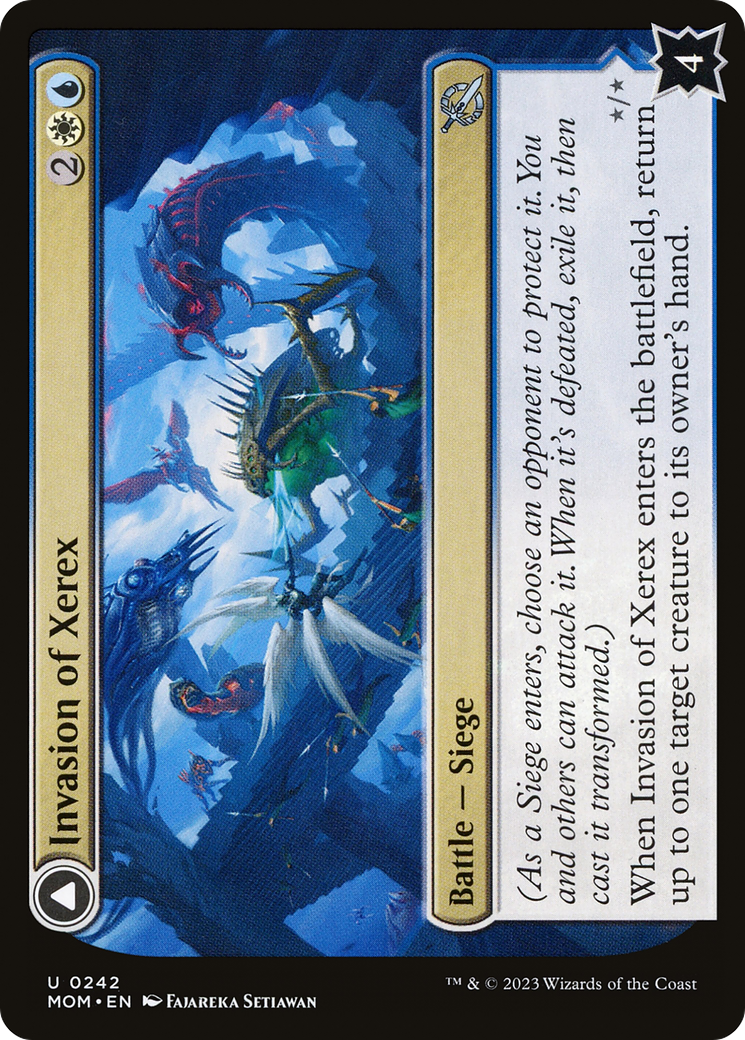 Invasion of Xerex // Vertex Paladin (MOM-242) (Foil)