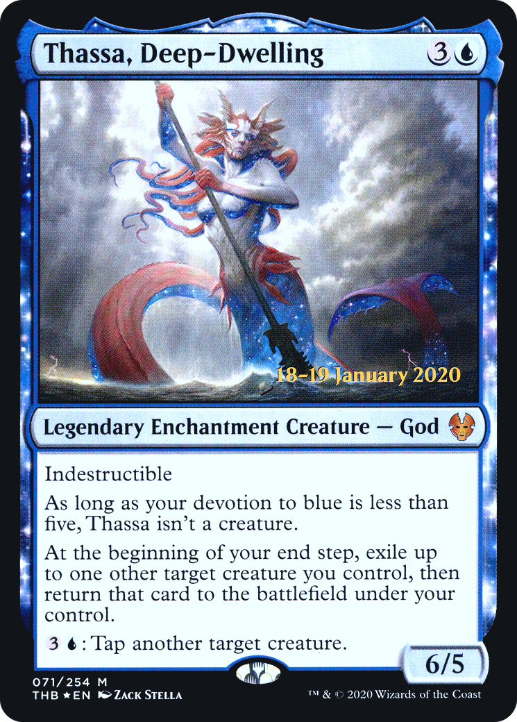 Thassa, Deep-Dwelling (PRE-71S) (Foil)