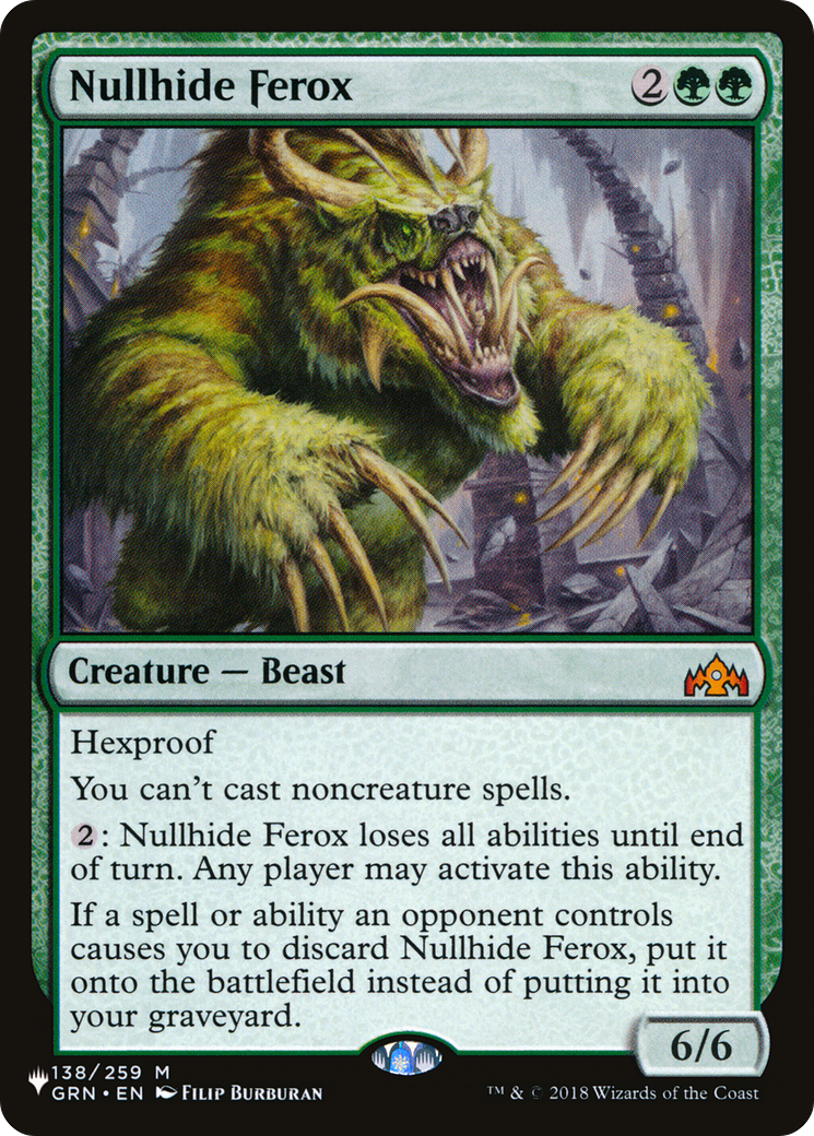 Nullhide Ferox (LIST-GRN-138)