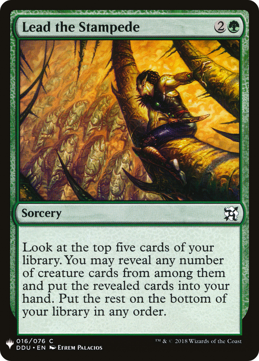 Lead the Stampede (LIST-DDU-16)