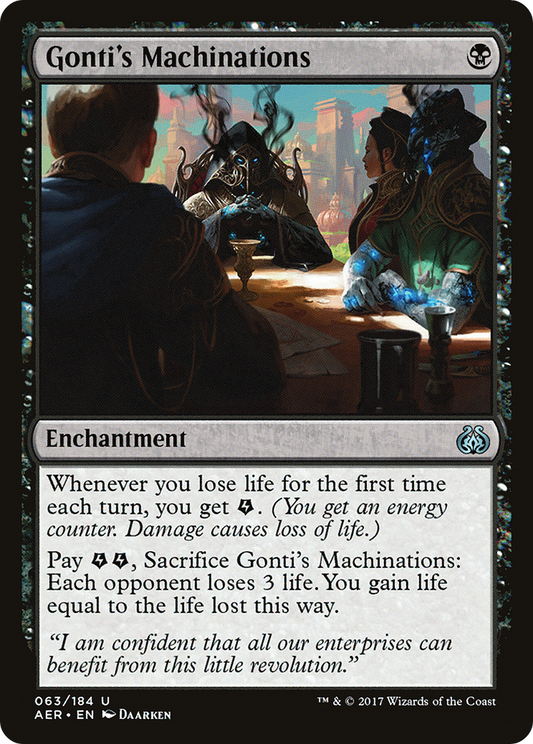 Gonti's Machinations (AER-063) (Foil)